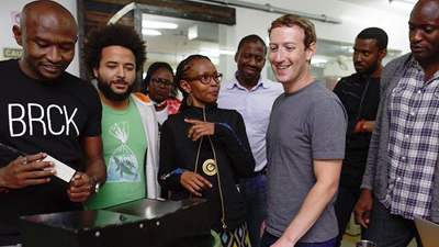 Mark Zuckerberg se interesa por el progreso de África