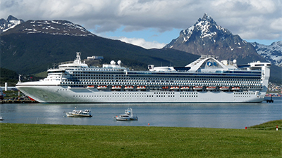 Ushuaia cerró enero con más turistas y cruceros que en años anteriores