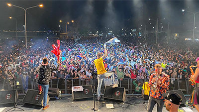 Los Caligaris brindaron «el show más feliz del mundo» en «La mas linda»