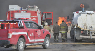 incendio, puerto madryn