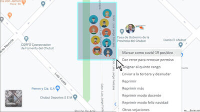 aplicación, app, Arcioni, chubut, control social, covid-19, falso positivo, información privada, metadata, plataforma, Politica