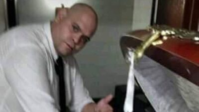 Cajón, Críticas, Diego Armando Maradona, Echaron, Foto, Funeraria, Pinier, Rechazo, REDES SOCIALES, Repudio, Trabajador
