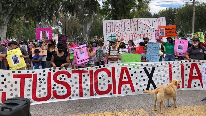 Contundente movilización para pedir justicia por el homicidio de Lia Vásquez