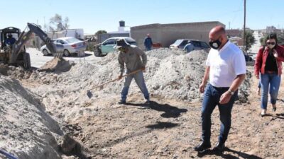 Continúan las obras de cordones cuneta en los barrios