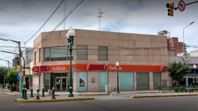 Banco Galicia, ladrones, policía, robo, TRELEW
