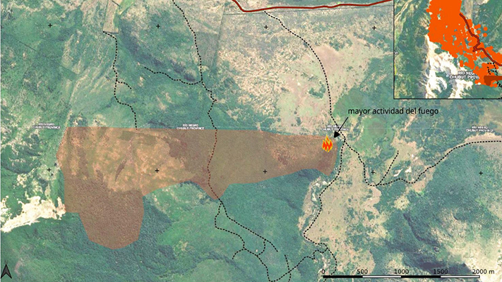 El incendio de El Bolsón ya consumió 300 hectáreas de bosque nativo de Chubut