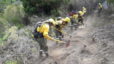 Río Negro: Más de 100 bomberos están en la zona y las llamas podrían llegar a Chubut
