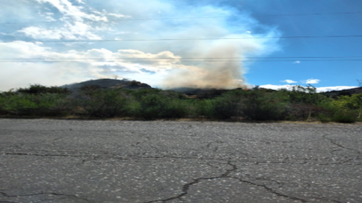 Aldea Escolar, fuego, incendio, Trevelin
