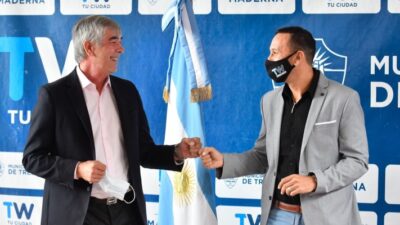 Adrián Maderna, Desarrollo productivo, economia social, entrega, ESTADO PRESENTE, microcréditos, TRELEW