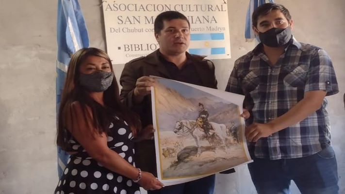 Madryn: homenajearon a San Martín a 243 años de su nacimiento