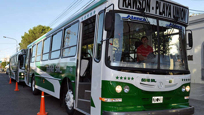 El martes volverá a funcionar el transporte urbano en Rawson