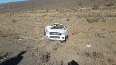 Hospital de Esquel, INCIDENTE VIAL, lesiones, siniestro, Vuelco, Vuelco en la RN 40