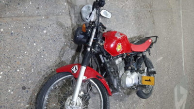moto honda 150, policía chubut, puerto madryn, seguridad puerto madryn