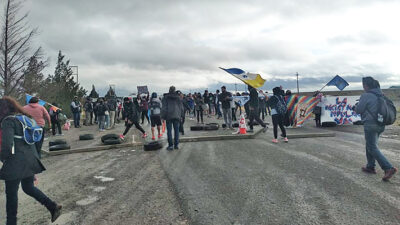 Antiminería, antimineros, Corte de ruta, Protestas, puerto madryn, tránsito, TRELEW