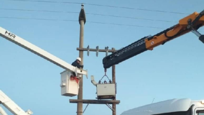 Cooperativa, cortes, energía, inversión, Rawson, Reparación, tendido eléctrico