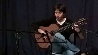 Cultura, guitarrista, Luciano palacios, Municipales, puerto madryn, Teatro del Muelle