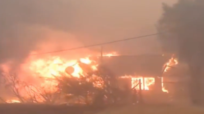 bomberos chubut, El Hoyo, incendios chubut, incendios cordillera argentina
