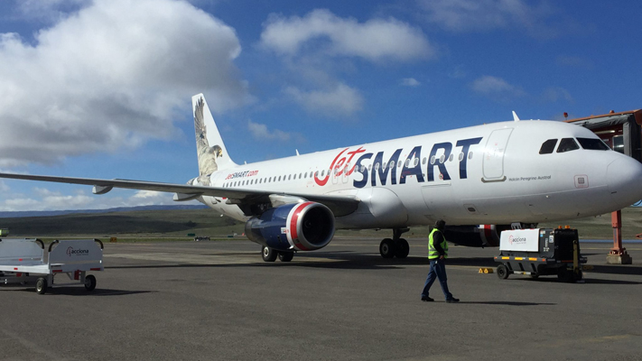 La aerolínea low cost JetSMART evalúa volar a Chubut