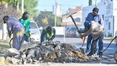 Trelew: El municipio invierte en la traza vial