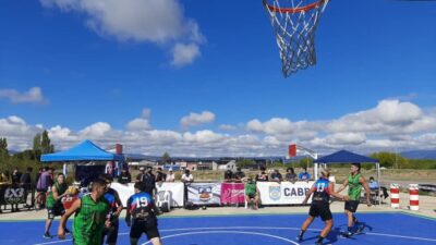 Exitosa convocatoria en la 2° parada del Tour Chubut de Básquet 3X3
