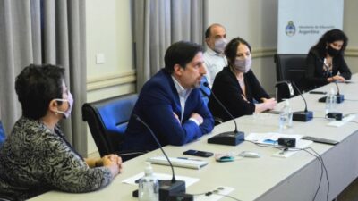 chubut, clases, Florencia Perata, Ministro de Educación, Nicolás Trotta, Padres Organizados, presencialidad, reunión