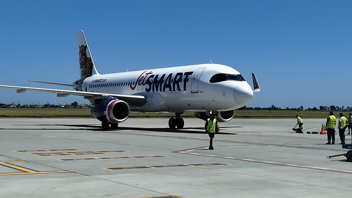 JetSmart volaría dos veces por semana a Comodoro Rivadavia