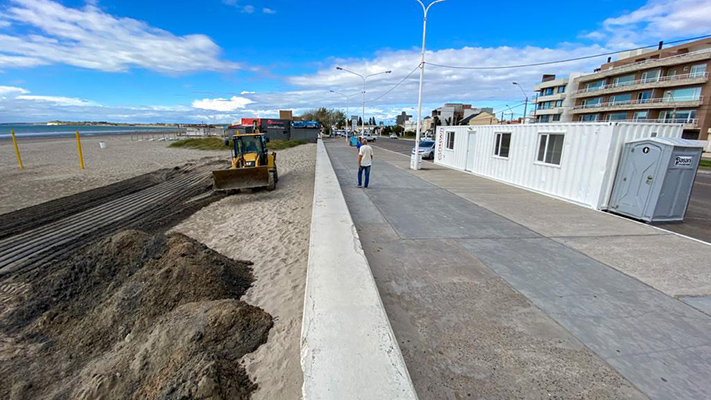 Anunciaron obras para optimizar el sistema pluvial de Puerto Madryn