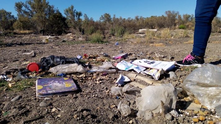 Detectaron mini basurales diseminados por Trelew