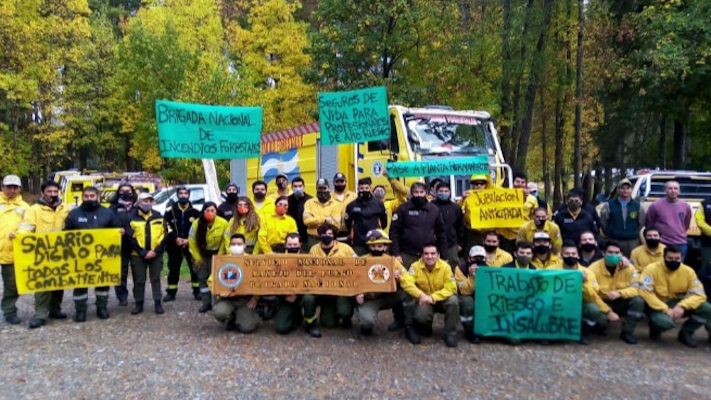 Brigadistas de Parques Nacionales iniciaron un paro de 48 horas