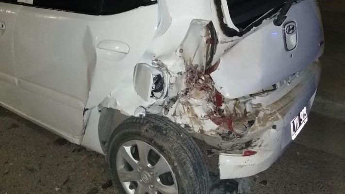 Madryn: manejaba ebrio y chocó contra dos autos estacionados