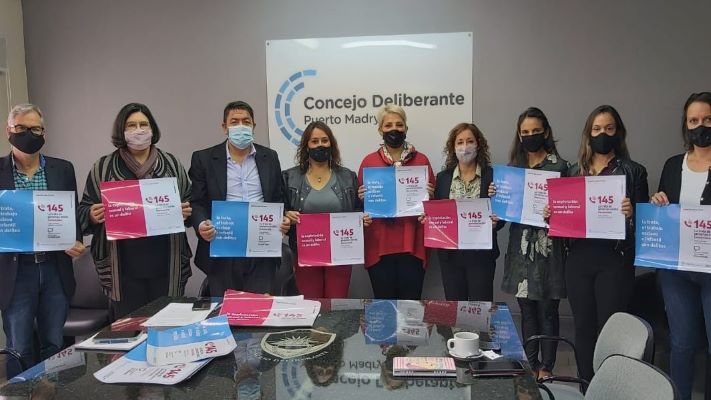 Concejales de Madryn profundizan el trabajo contra la trata