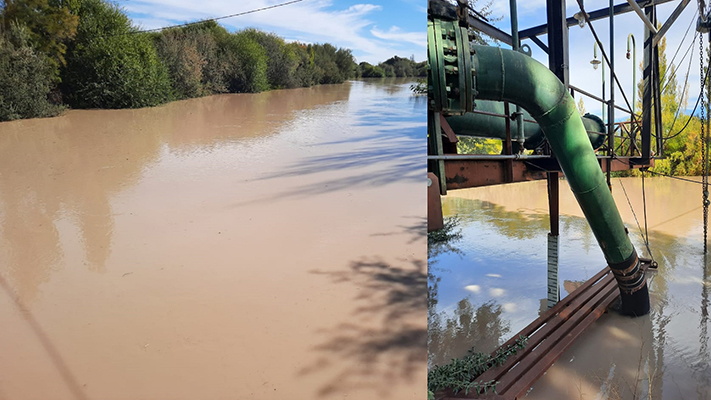 Cortaron el suministro de agua y siguen sin potabilizar por la turbiedad del río