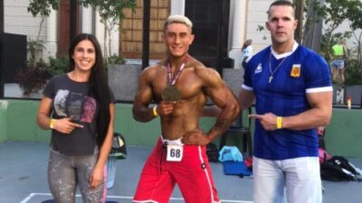 campeón, certamen nacional, Fisicoculturismo, Franco Cuevas, Iron Cup, Men's Physique Open