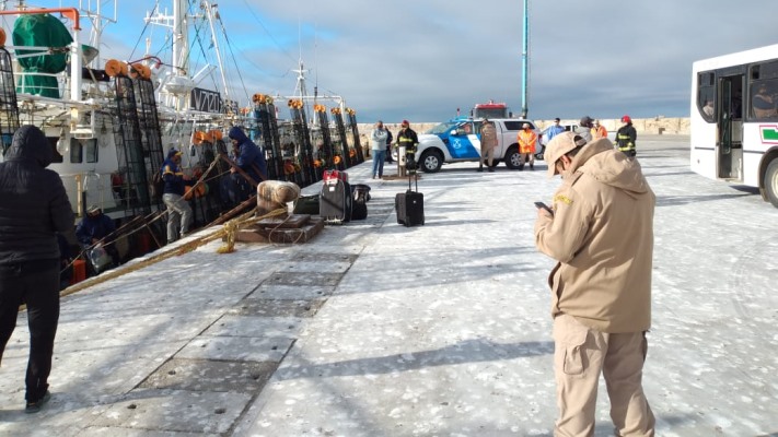 Comodoro aloja a los tripulantes con coronavirus de un barco pesquero