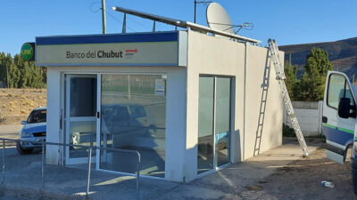 Banco del Chubut, CAJEROS AUTOMÁTICOS, energía, energía sustentable, paneles solares