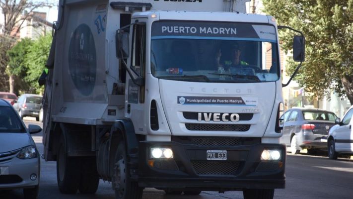 Madryn: el viernes y domingo no habrá recolección de residuos