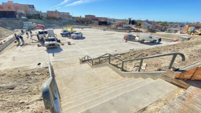 bombonerita nueva chubut, Gustavo Sastre, obra pública madryn, promeba