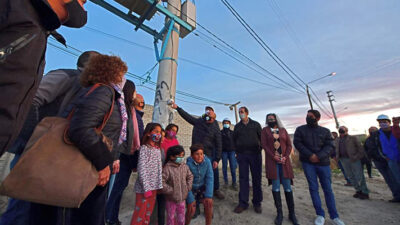 Inauguraron la primera etapa de la Red Eléctrica del barrio Perón