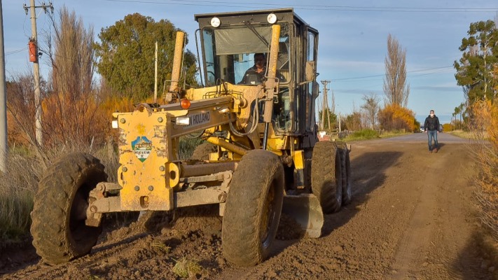 Trelew: el municipio invierte en obras de la trama vial