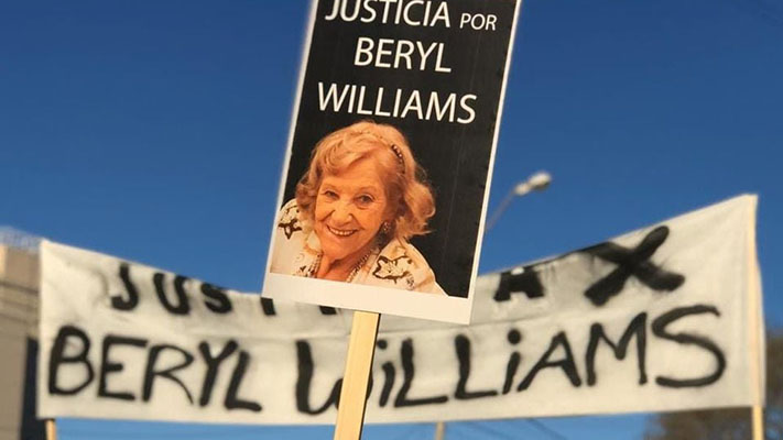 Elevaron a juicio la causa por el crimen de Beryl Williams ocurrido en 2019 en Madryn