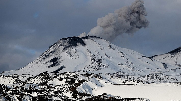 Mantienen la alerta amarilla en el volcán Nevados de Chillán
