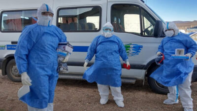 Aldea Apeleg: trabajadores de la salud de Río Senguer realizaron hisopados