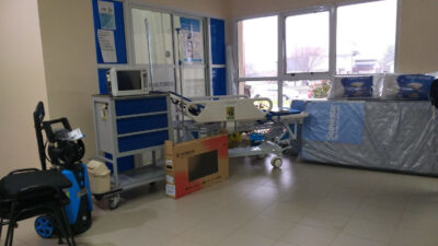 El Hospital de Trevelin recibió equipamiento para tratar pacientes Covid