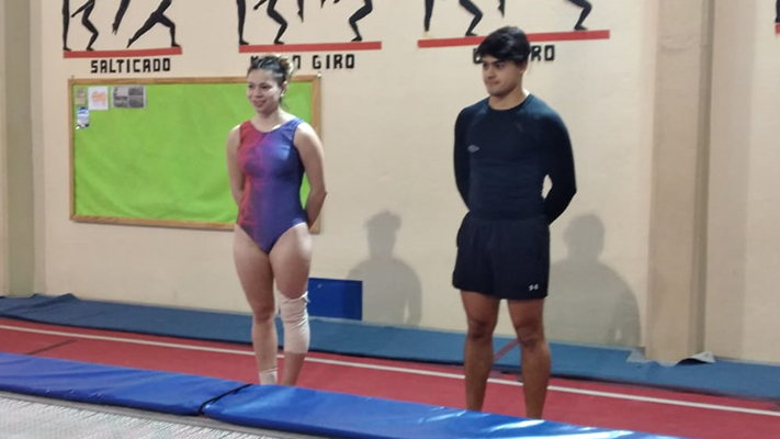 Los gimnastas chubutenses en el Nivel Elite