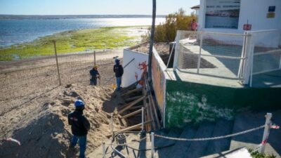 Obras de refacción en el Museo del Desembarco