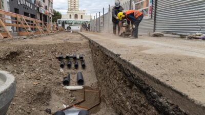 Centro Comercial, Comodoro Rivadavia, infraestructura de embellecimiento, Obras Públicas e Infraestructura