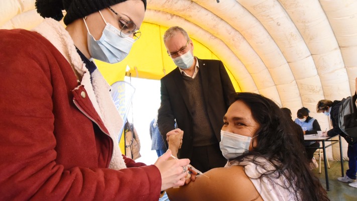 En Chubut se vacunó el 60 por ciento de la población mayor de 18 años