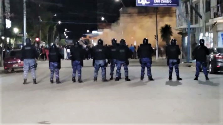 Detenidos y policías heridos en los festejos del campeonato de la Selección