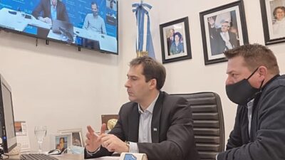 Comodoro Rivadavia, Enohsa, inversión, Juan Pablo Luque, Julián Leunda, obras hídricas, red cloacal
