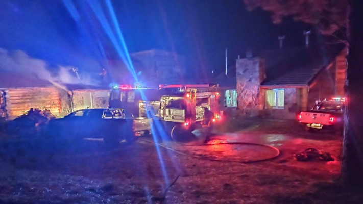 Trevelin: Se incendió una vivienda